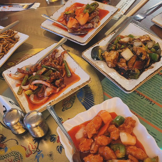 Special food presentation for the Mother's Day menu at Peaches